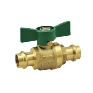 BALL VALVE WATERMARKED PRESS FIT BUTTERFLY HANDLE DN15 X DN15