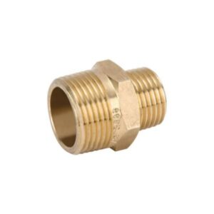 HEX NIPPLE REDUCING SCREWED BRASSWARE BR 25MM x 20MM